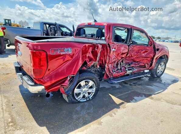 1FTER4FH0MLD14784 2021 FORD RANGER Red Trasero derecho