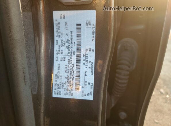 1FTER4FH2KLA82007 2019 FORD RANGER Gray Vista del compartimento del motor
