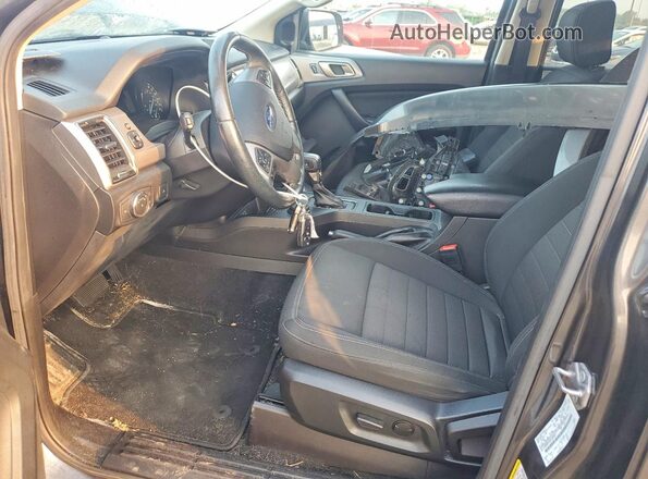 1FTER4FH2KLA82007 2019 FORD RANGER Gray Vista interior delantera
