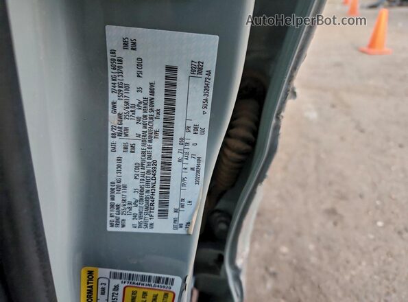 1FTER4FH3NLD45920 2022 FORD RANGER Gray Vista de la etiqueta del VIN