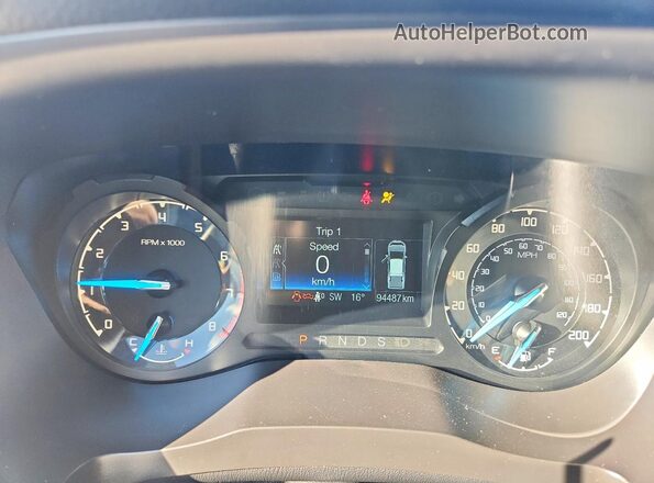 1FTER4FH3PLE06492 2023 FORD RANGER Gray ხელსაწყოთა პანელის ხედი
