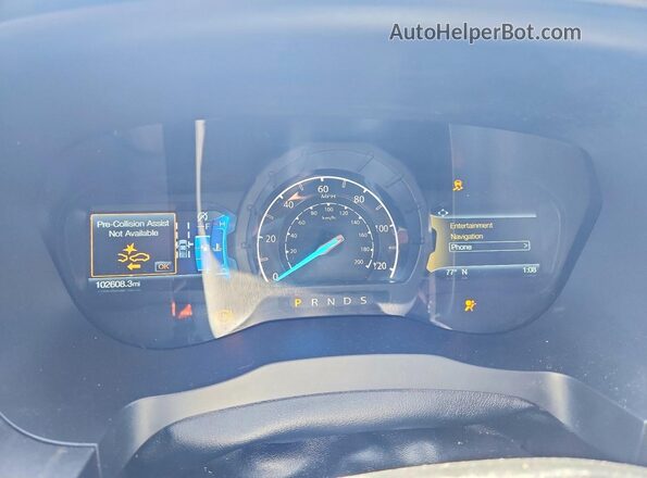 1FTER4FH5KLA35828 2019 FORD RANGER White Widok zestawu wskaźników
