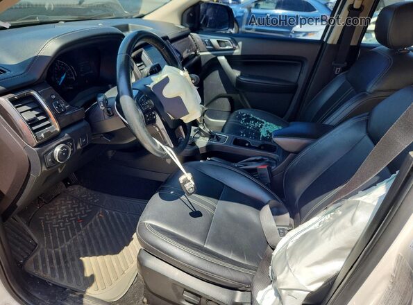 1FTER4FH5KLA35828 2019 FORD RANGER White Widok wnętrza z przodu
