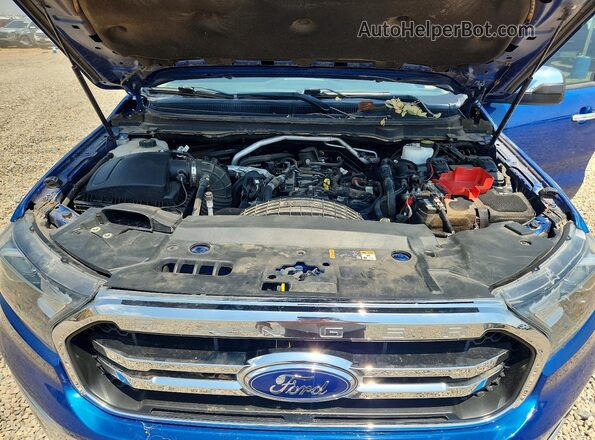 1FTER4FH7KLA54512 2019 FORD RANGER Blue Вид задньої частини салону