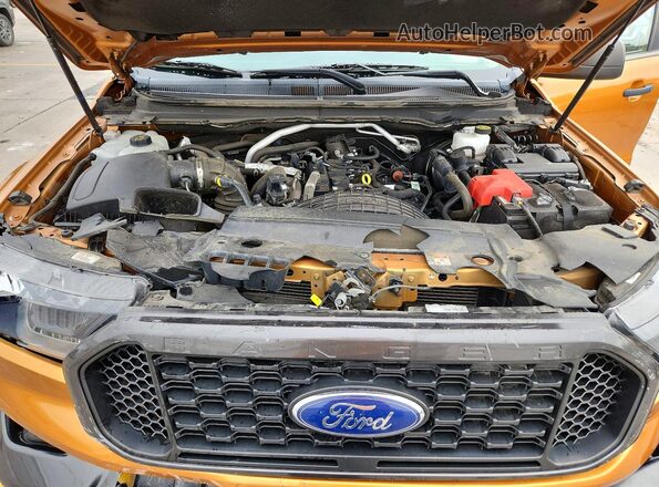 1FTER4FH8LLA33749 2020 FORD RANGER Orange Вид задньої частини салону