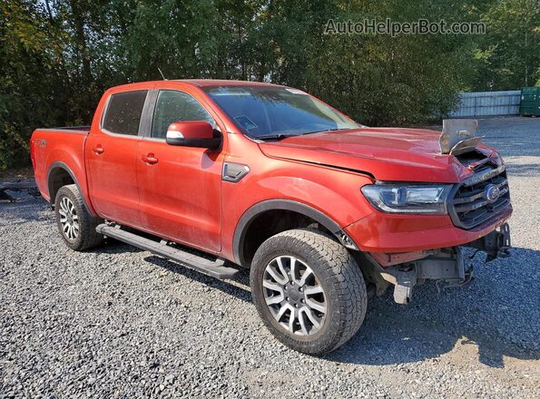 1FTER4FH9KLA05814 2019 FORD RANGER Красный Передняя правая четверть