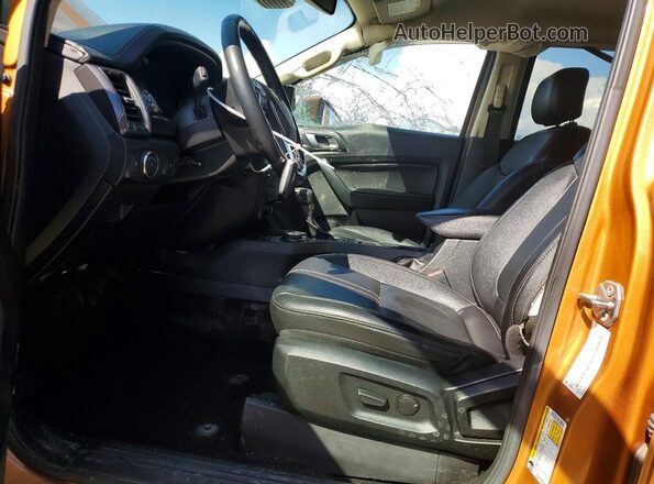 1FTER4FH9KLB20185 2019 FORD RANGER Orange წინა სალონის ხედი