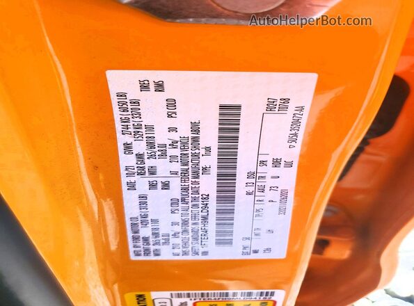 1FTER4FH9MLD94182 2021 FORD RANGER Yellow Vista del compartimento del motor