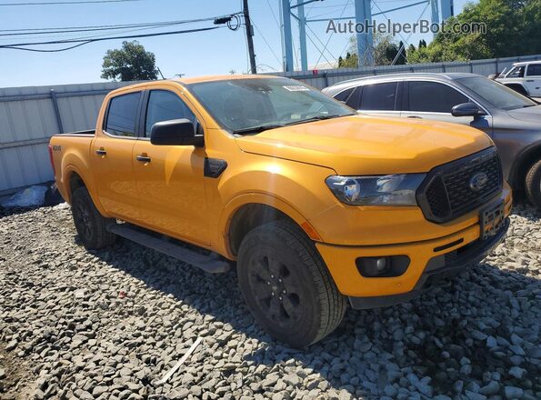 1FTER4FH9MLD94182 2021 FORD RANGER Yellow Delantero derecho