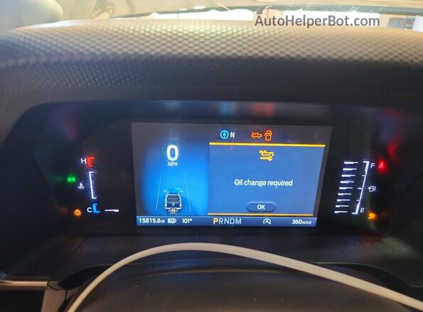 1FTER4HH1SLE63618 2025 FORD RANGER Gray Widok zestawu wskaźników