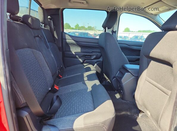 1FTER4HH8TLE04017 2026 FORD RANGER Red Vista de los asientos traseros