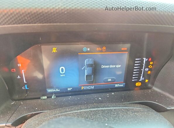 1FTER4HP4RLE60021 2024 FORD RANGER Черный Вид щитка приборов