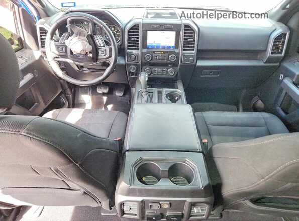 1FTEW1C42LKE36432 2020 FORD F150 Blue Vista del salpicadero