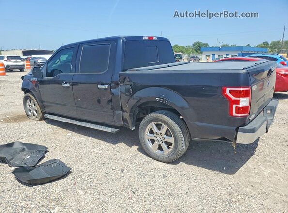 1FTEW1C47KKC47743 2019 FORD F150 Black Trasero izquierdo