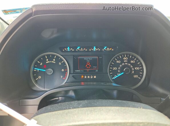 1FTEW1C48KKD69785 2019 FORD F150 Black Вид щитка приладів