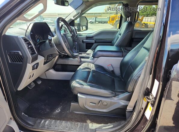1FTEW1C48KKD69785 2019 FORD F150 Black Вид салону спереду