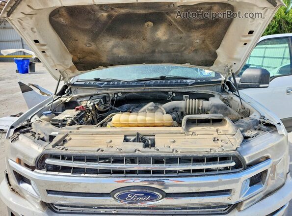 1FTEW1C53JKE58140 2018 FORD F150 White Vista interior trasera