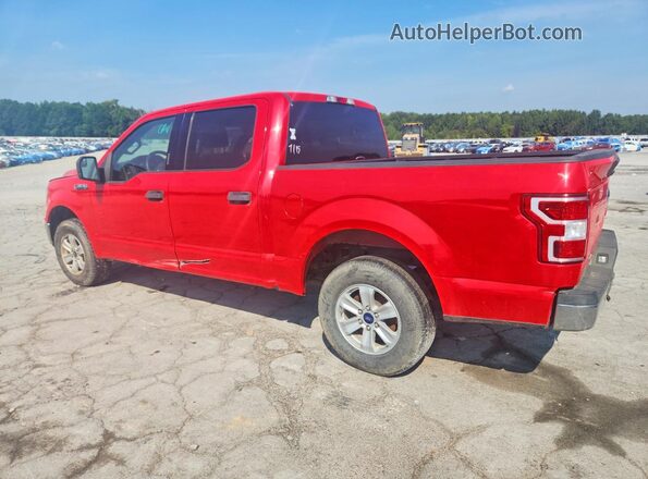 1FTEW1C53KFA66205 2019 FORD F150 Red უკანა მარცხენა