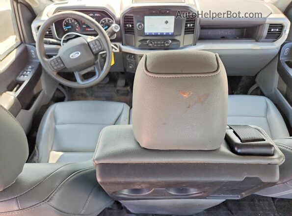 1FTEW1C55NKD69711 2022 FORD F150 White Dashboard view