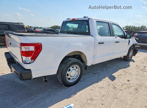 1FTEW1C55NKD69711 2022 FORD F150 White Rear right