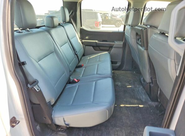 1FTEW1C55NKD69711 2022 FORD F150 White Rear seats view