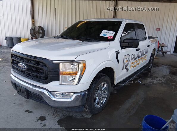 1FTEW1C56MFC69348 2021 FORD F150 White Przód lewy