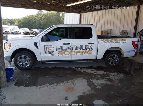 1FTEW1C56MFC69348 2021 FORD F150 White Widok wnętrza 360 stopni