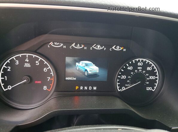 1FTEW1C56PKD24098 2023 FORD F150 Gray Widok zestawu wskaźników