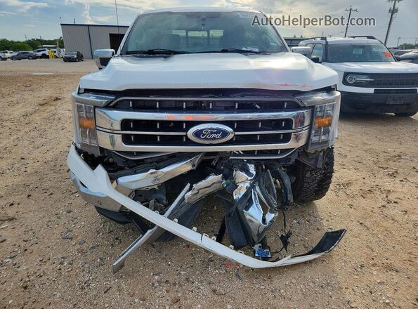 1FTEW1C59MFA99566 2021 FORD F150 White Դիմացի տեսք