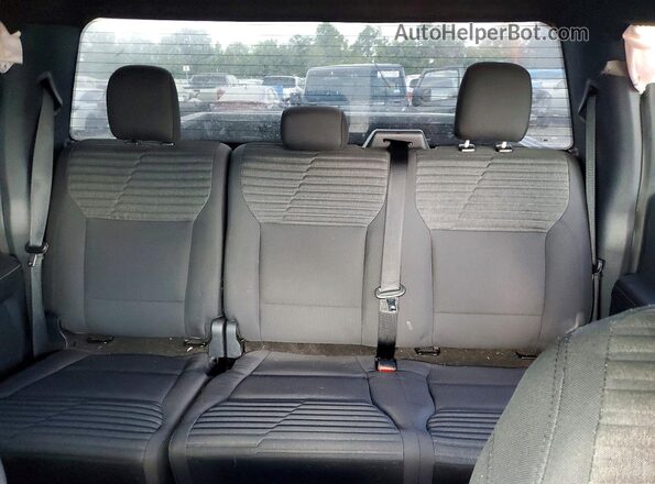 1FTEW1C59NKF03040 2022 FORD F150 Black Vista de los asientos traseros