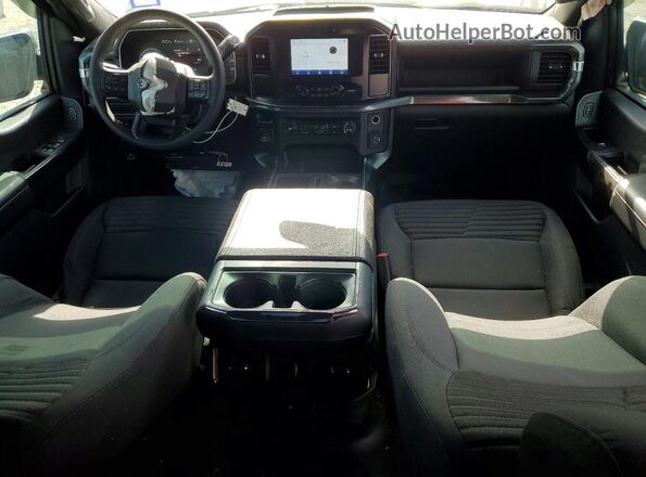 1FTEW1C59NKF03040 2022 FORD F150 Black Vista del salpicadero