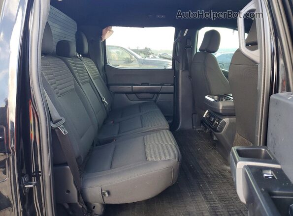 1FTEW1C59NKF03040 2022 FORD F150 Black Vista interior trasera