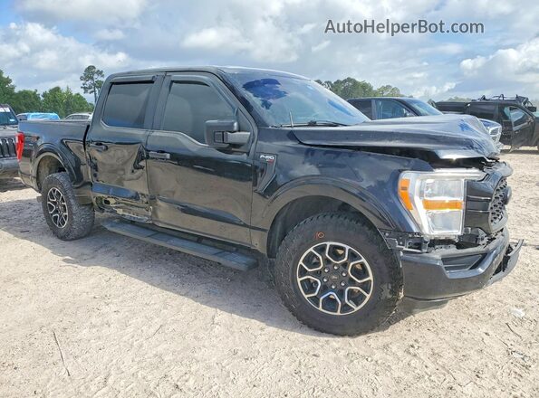 1FTEW1C59NKF03040 2022 FORD F150 Black Delantero derecho