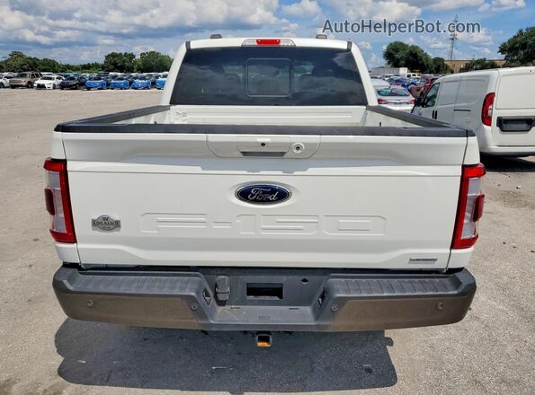 1FTEW1C82PFA60865 2023 FORD F150 White Вид ззаду