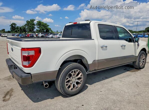 1FTEW1C82PFA60865 2023 FORD F150 White Задня права чверть