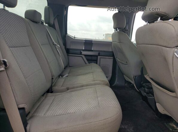 1FTEW1C84HKD44975 2017 FORD F150 Gray უკანა სავარძლების ხედი