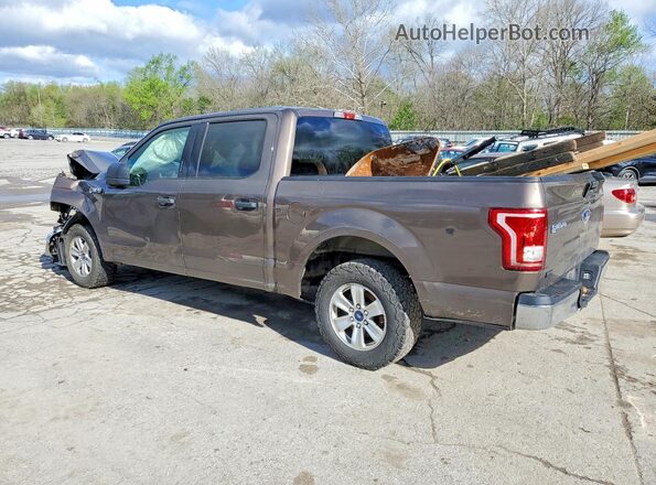 1FTEW1C85HKC48613 2017 FORD F150 Brown Задня ліва чверть