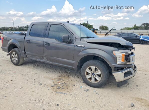 1FTEW1CB3KKC85095 2019 FORD F150 Угольный Передняя правая четверть