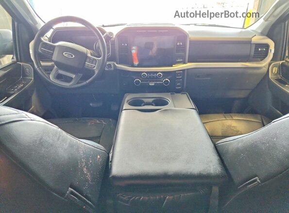 1FTEW1CB3NKE83809 2022 FORD F150 Blue Vista del salpicadero