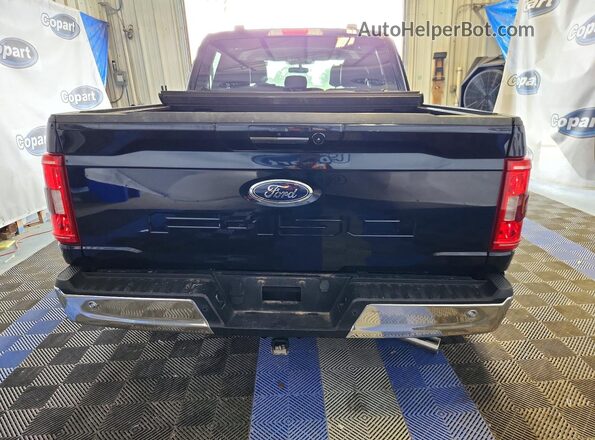 1FTEW1CB3NKE83809 2022 FORD F150 Blue Vista trasera