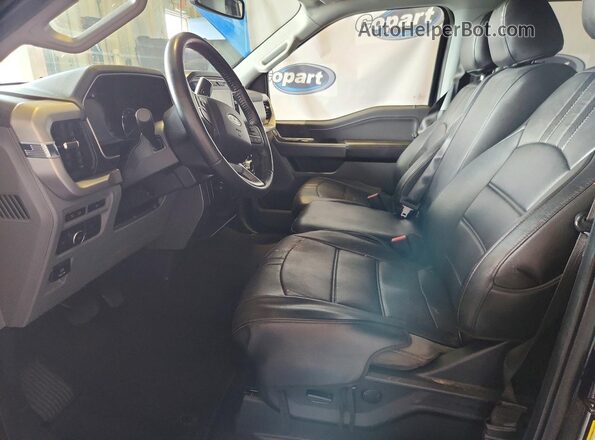 1FTEW1CB3NKE83809 2022 FORD F150 Blue Vista interior delantera