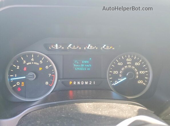 1FTEW1CB4JKE01869 2018 FORD F150 Silver Widok zestawu wskaźników