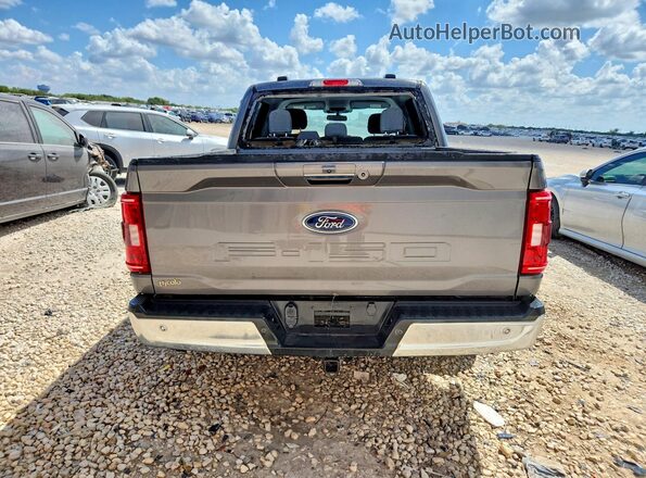 1FTEW1CB9MKE66575 2021 FORD F150 Gray უკანა ხედი