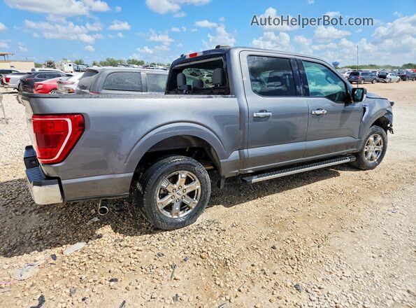 1FTEW1CB9MKE66575 2021 FORD F150 Gray უკანა მარჯვენა