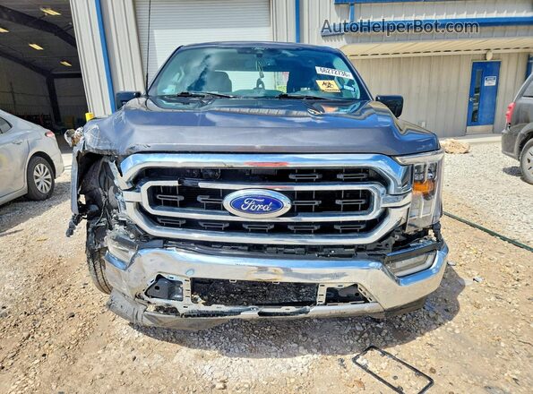 1FTEW1CB9MKE66575 2021 FORD F150 Gray წინა ხედი
