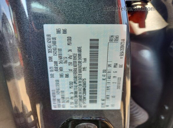 1FTEW1CB9MKE66575 2021 FORD F150 Gray ძრავის განყოფილების ხედი
