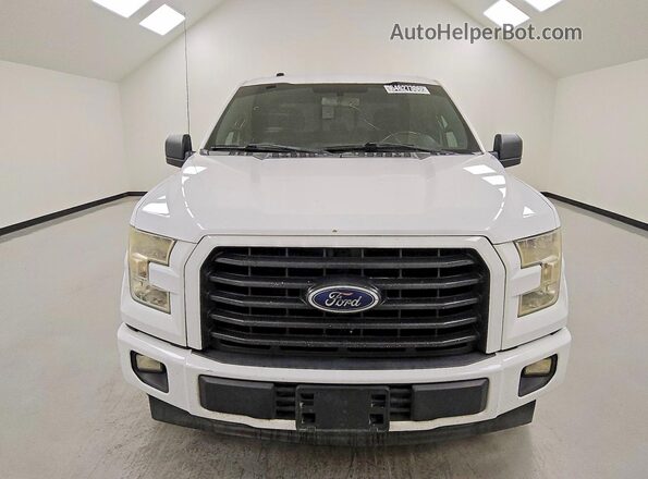 1FTEW1CF2HKC23702 2017 FORD F150 White Вид спереду