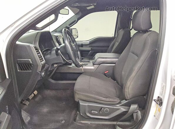 1FTEW1CF2HKC23702 2017 FORD F150 White Вид салону спереду