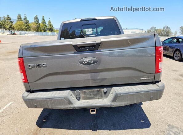 1FTEW1CF8GKF32962 2016 FORD F150 Серый Вид сзади