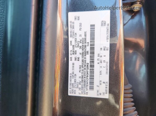 1FTEW1CF8GKF32962 2016 FORD F150 Серый Вид подкапотного пространства